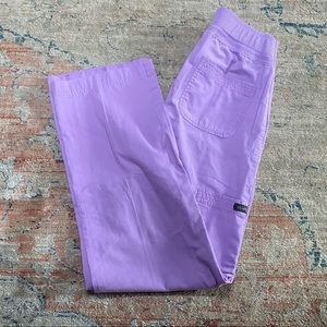 Lilac Koi Scrub Pants